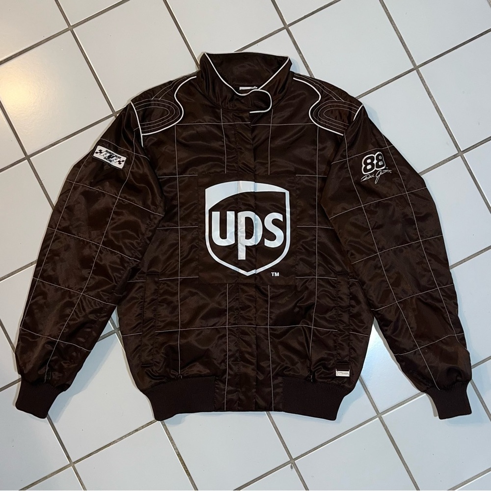 Vintage UPS NASCAR Racing Jacket